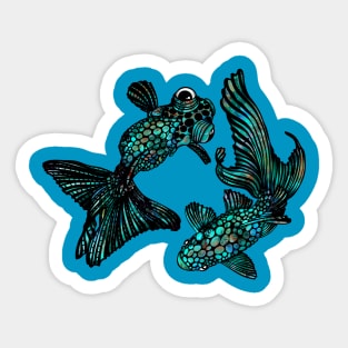 Two Koi Fish Sticker